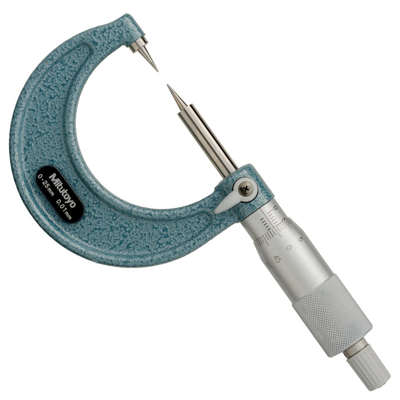 Panme Mitutoyo Series 112 - Point Micrometers, đầu đo nhọn