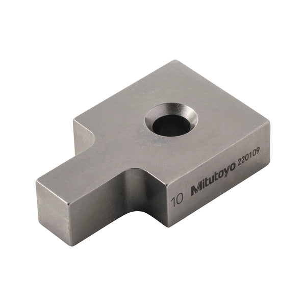 Phụ kiện Mitutoyo Mã 619072 Má kẹp phẳng (Plain jaw) 10 mm: 2 khối