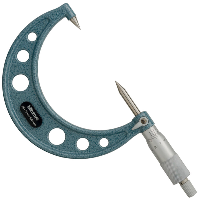 Panme Mitutoyo Series 112 - Point Micrometers, đầu đo nhọn