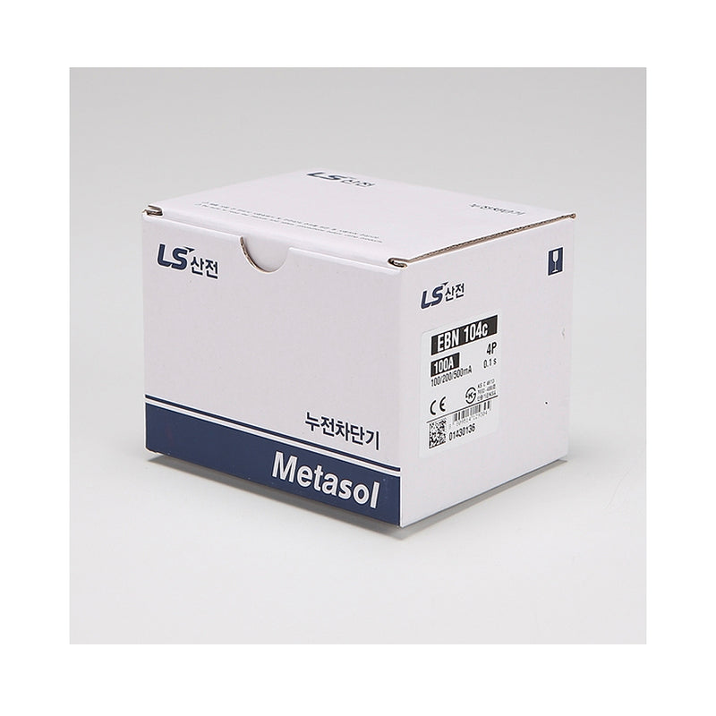 Cầu dao chống giật ELCB 4P LS  bảo vệ quá tải, ngắn mạch và chống rò, tải định danh từ 15A ~ 400A, dòng cắt 18kA - 37kA, dòng rò 30mA