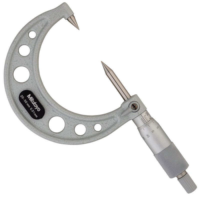Panme Mitutoyo Series 112 - Point Micrometers, đầu đo nhọn