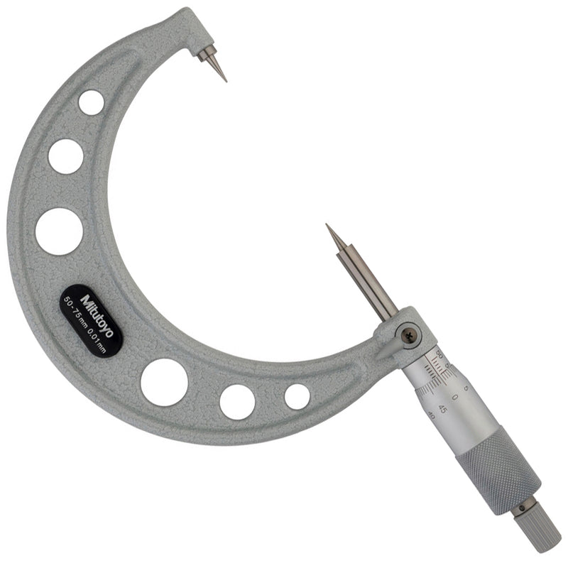 Panme Mitutoyo Series 112 - Point Micrometers, đầu đo nhọn