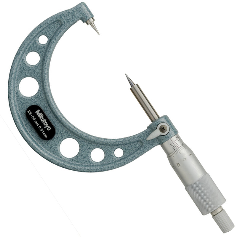 Panme Mitutoyo Series 112 - Point Micrometers, đầu đo nhọn