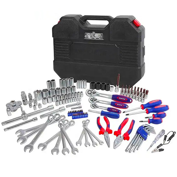 Bộ công cụ cơ khí tổng hợp 123 món đựng trong vali Workpro WP003066