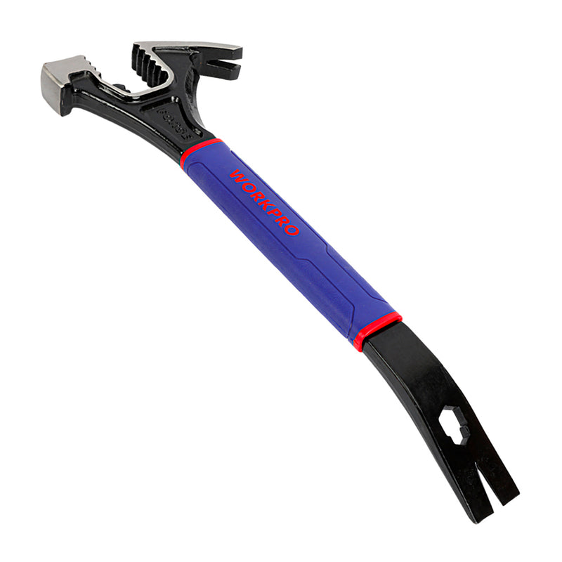Búa đa năng kết hợp dụng cụ nhổ đinh cán dài 457mm (18 inch) Workpro WP245006