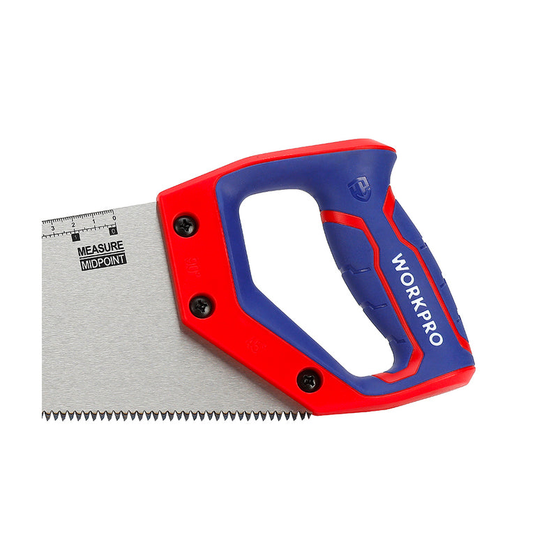 Cưa bảng cầm tay, lưỡi cưa bằng thép SK5, tay cầm bọc nhựa chống trượt Workpro