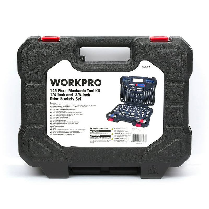 Bộ dụng cụ cơ khí tổng hợp 145 món Workpro WP003046