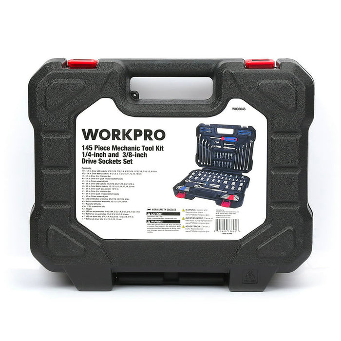 Bộ dụng cụ cơ khí tổng hợp 145 món Workpro WP003046