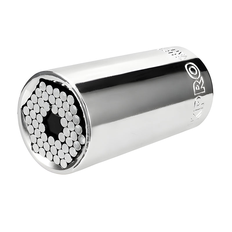 Đầu tuýp đa năng cốt 3/8 inch, Số vòng từ size 7-19mm, thép CR-V (kèm đầu đổi cốt 3/8 inch - lục giác 1/4 inch) Workpro WP202517