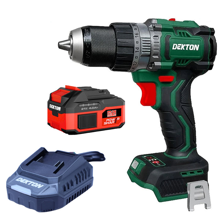 Máy khoan động lực dùng pin 21V Dekton M21-ID1390CP, lực siết 90Nm, đầu kẹp 13mm