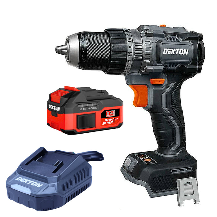 Máy khoan động lực dùng pin 21V Dekton M21-ID1390CP, lực siết 90Nm, đầu kẹp 13mm