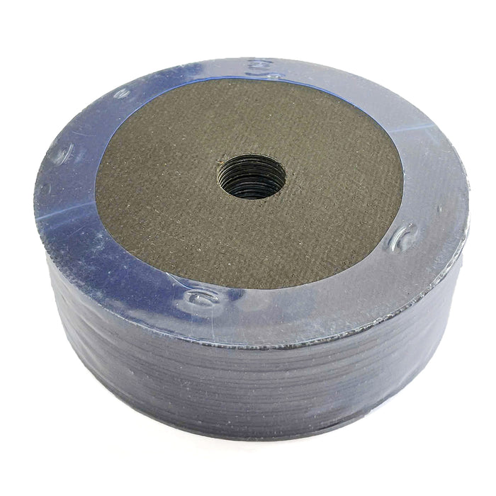 Hộp 100 lưỡi đá cắt Inox 100mm ( 4 inch ) Makita D-18758-100 dày 1mm, lỗ cốt 16mm ( 5/8 inch ) đĩa phẳng ( Cấp 2 sao )