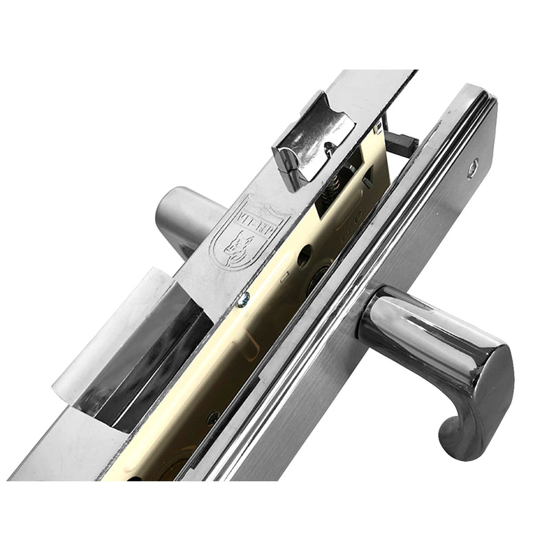 Ổ khóa tay gạt Việt Tiệp 04183 chất liệu bằng Inox với ổ 2 đầu