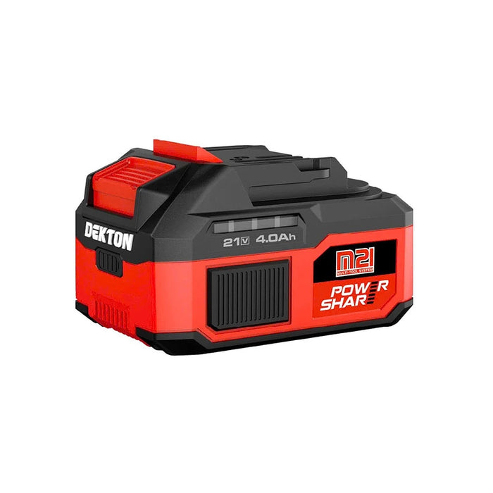 Pin sạc 21V 4.0Ah Dekton M21-B4055A dòng xả 55A, chất liệu vỏ chống cháy