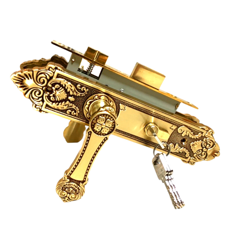 Ổ khóa tay gạt Việt Tiệp 04316 chất liệu bằng đồng với ổ 1 đầu