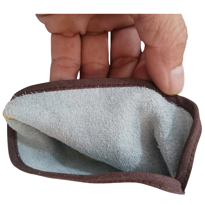 Găng tay bảo hộ vải da Wadfow WLG1001, kích thước 9.5 inch