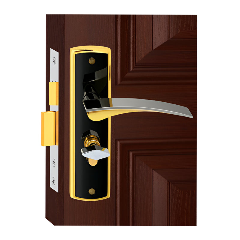 Ổ khóa tay gạt Việt Tiệp 04503 chất liệu bằng hợp kim Zinc Alloy với ổ 1 đầu