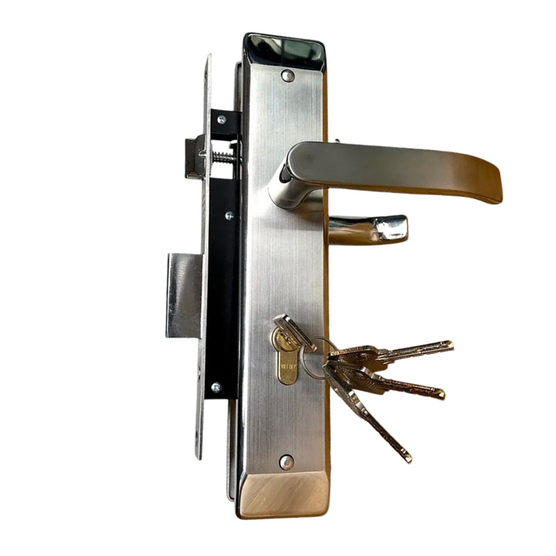 Ổ khóa tay gạt Việt Tiệp 04823 chất liệu bằng inox 304 với ổ 2 đầu