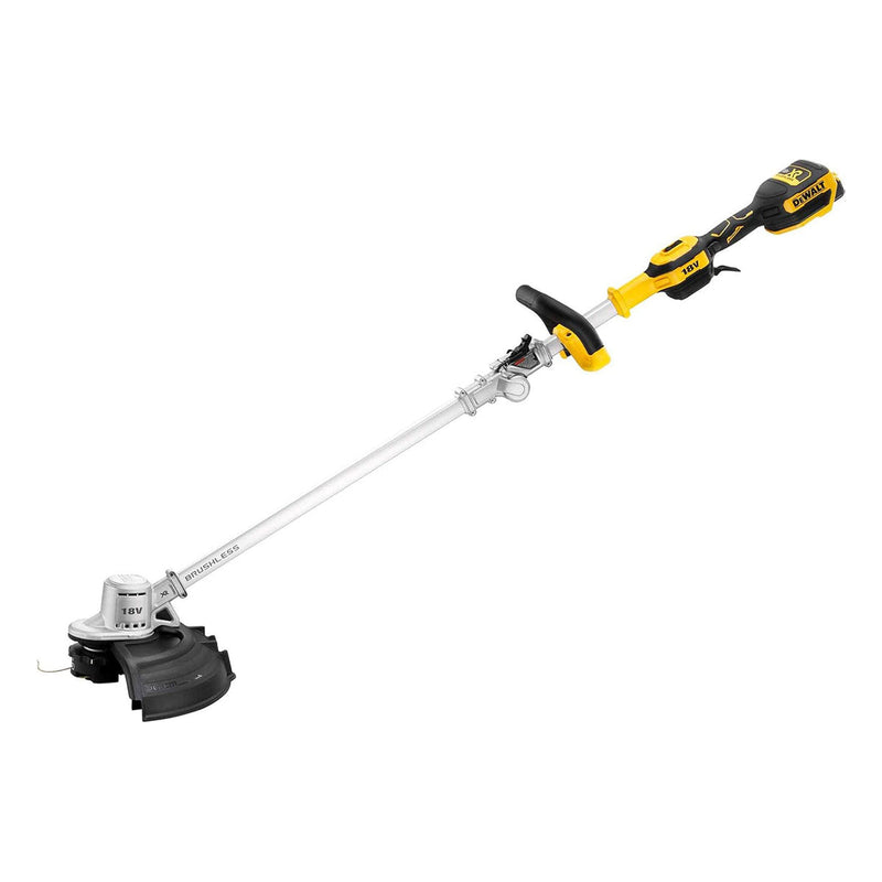 Máy cắt cỏ Dewalt DCMST561 chiều rộng cắt 36cm, dùng Pin 20Vmax, có thể gập lại