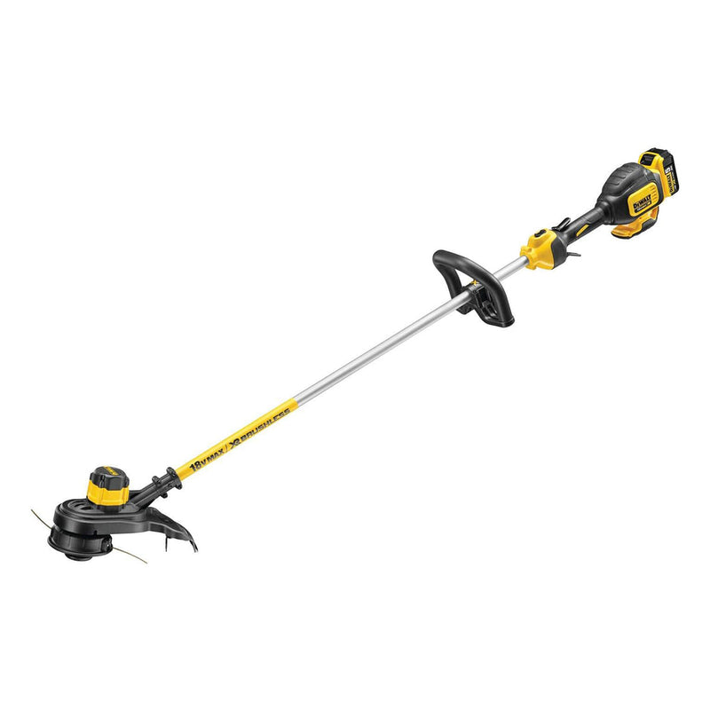 Máy cắt cỏ Dewalt DCMST561 chiều rộng cắt 36cm, dùng Pin 20Vmax, có thể gập lại