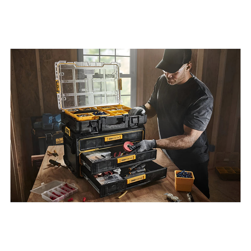 Hộp dụng cụ (nhựa) 3 ngăn Toughsystem Dewalt DWST08330-1