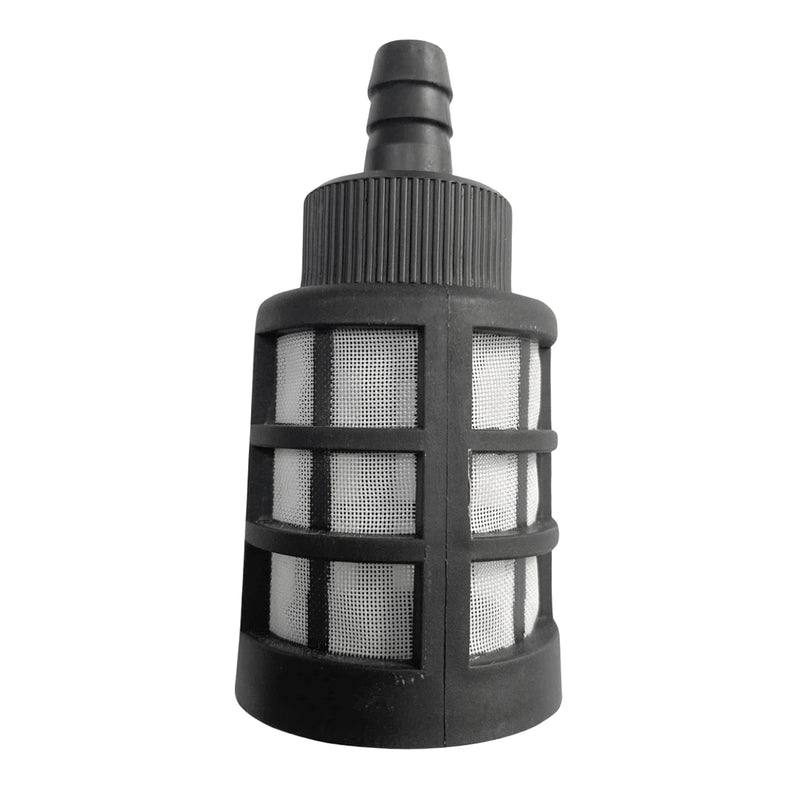 Bầu lọc đầu dây hút nước dùng cho máy xịt rửa, phù hợp cho ống từ 18mm đến 22mm, đường kính đầu nhét ống 12mm