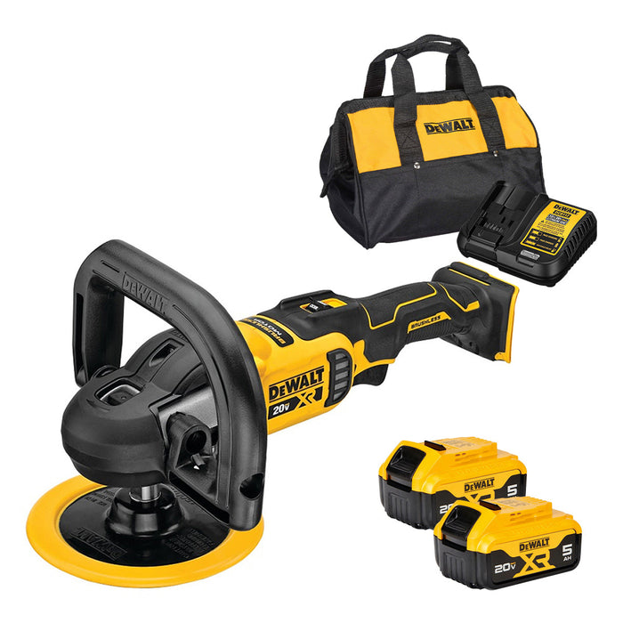 Máy đánh bóng Dewalt DCM849 dùng Pin XR 20Vmax, đường kính lưỡi từ 125mm đến 180mm