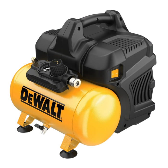 Máy nén khí không dầu 6L Dewalt DXCM3300683 áp suất khí 8 Bar, công suất 1.3Hp