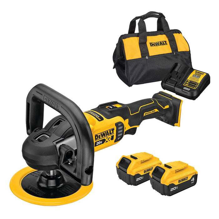 Máy đánh bóng Dewalt DCM849 dùng Pin XR 20Vmax, đường kính lưỡi từ 125mm đến 180mm