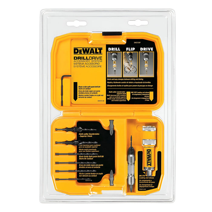 Bộ mũi khoan gỗ âm 12 Chi tiết Dewalt DW2735P