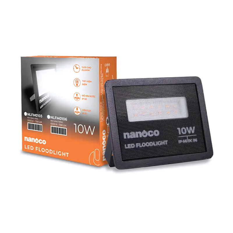 Đèn pha Led NANOCO công suất từ 10W - 200W, quang thông từ 700 lumen - 18.000 lumen