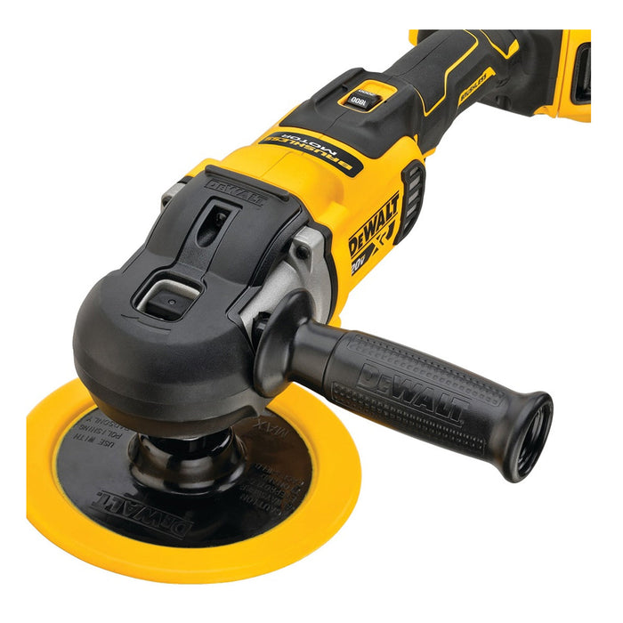 Máy đánh bóng Dewalt DCM849 dùng Pin XR 20Vmax, đường kính lưỡi từ 125mm đến 180mm