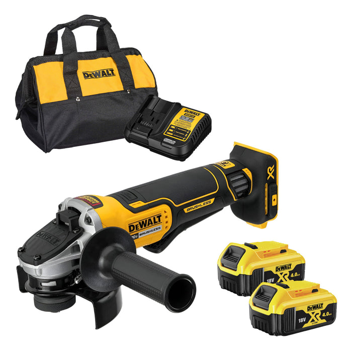 Máy mài góc Dewalt DCG413, dùng Pin 20VMax, đường kính đĩa 115mm, động cơ không chổi than