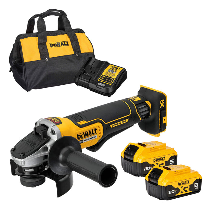 Máy mài góc Dewalt DCG413, dùng Pin 20VMax, đường kính đĩa 115mm, động cơ không chổi than