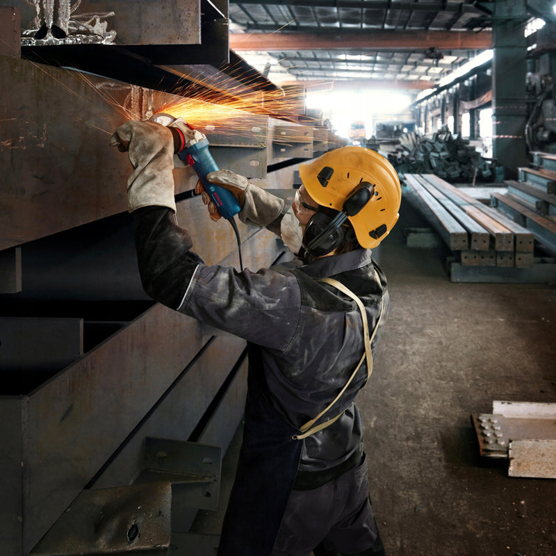 Máy mài góc Bosch GWS 12-125 S công suất 1200W, đường kính lưỡi 125mm công tắc trượt mã số 06013A60K0