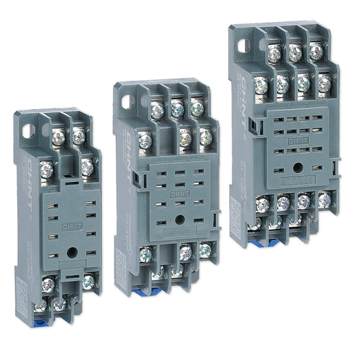 Chân đế lắp cho relay kiếng chân dẹp Chint (có tương thích với NXJ Series)
