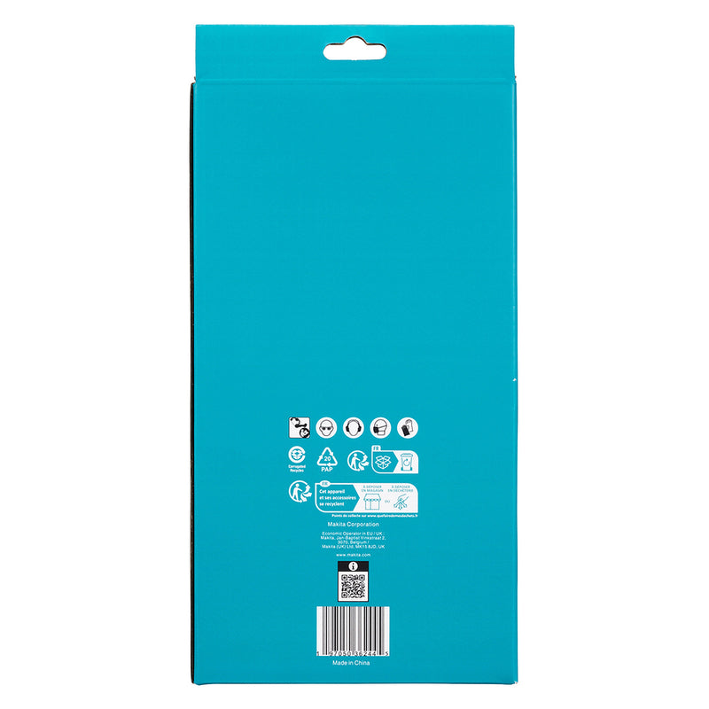 Hộp 3 giấy nhám băng sợi không dệt, loại mịn, cho kim loại Makita D-80999 kích thước 40mm x 760mm