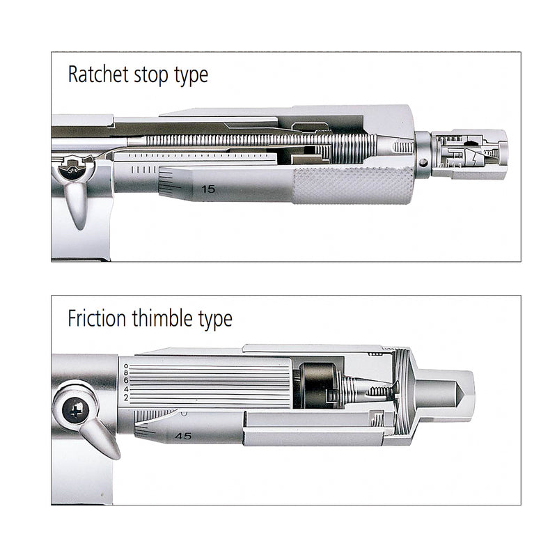 Bộ 4 cây Panme đo ngoài cơ bản Mitutoyo Series 102 - Standard Analog Micrometer - Mã số 102-911-40