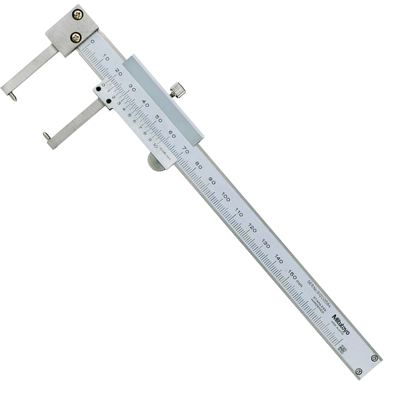 Thước kẹp cơ Mitutoyo Series 536 Neck Caliper, hàm kẹp cổ chai Point Jaw, mũi nhọn