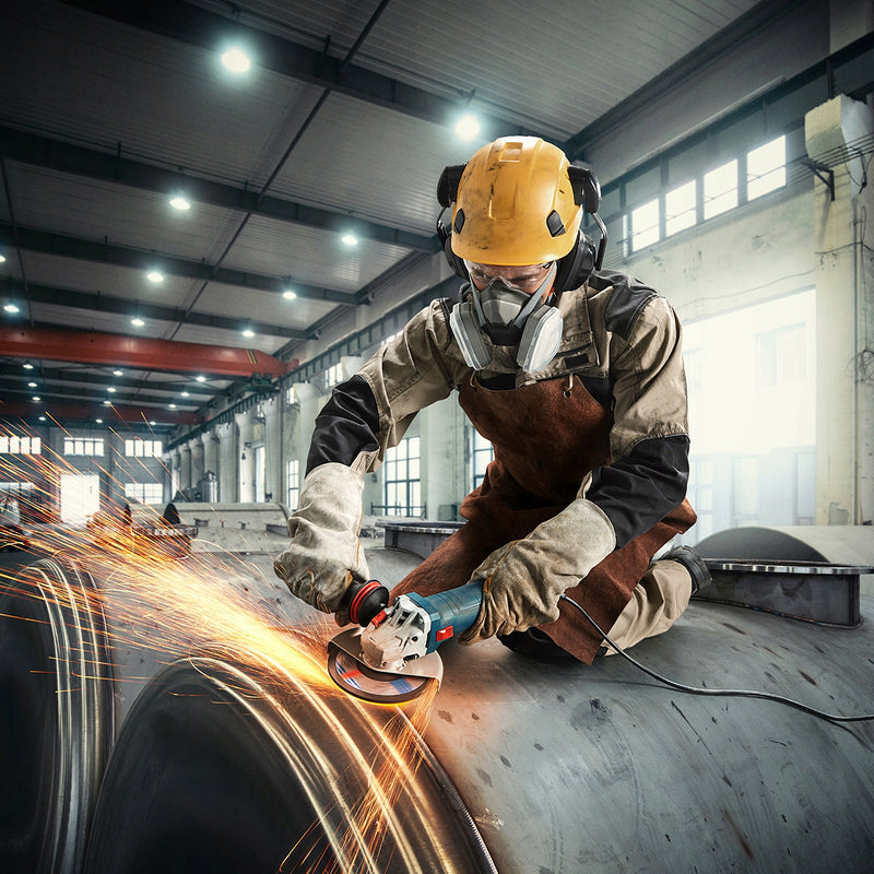 Máy mài góc Bosch GWS 12-125 S công suất 1200W, đường kính lưỡi 125mm công tắc trượt mã số 06013A60K0