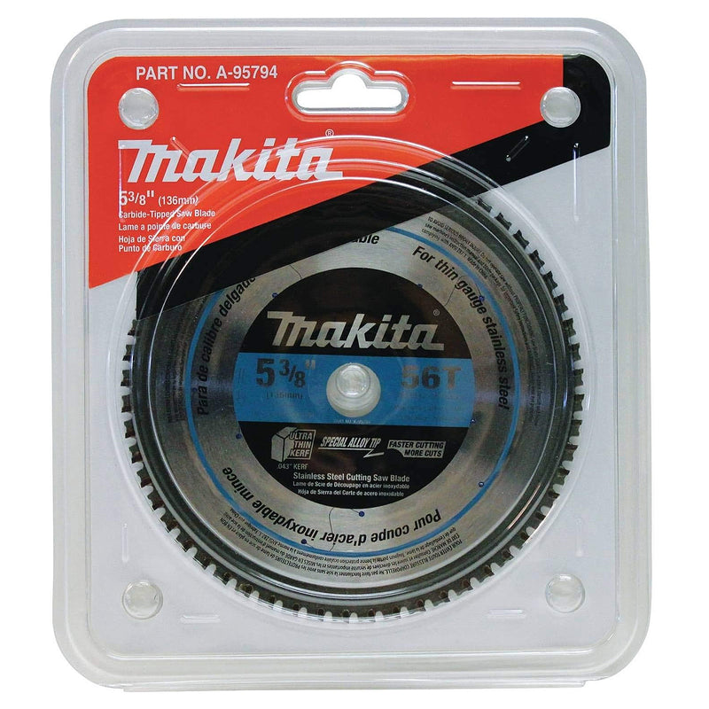 Lưỡi cưa Inox TCT Makita A-95794 đường kính 136mm, 56 răng kiểu ATB, lỗ cốt 15,88mm