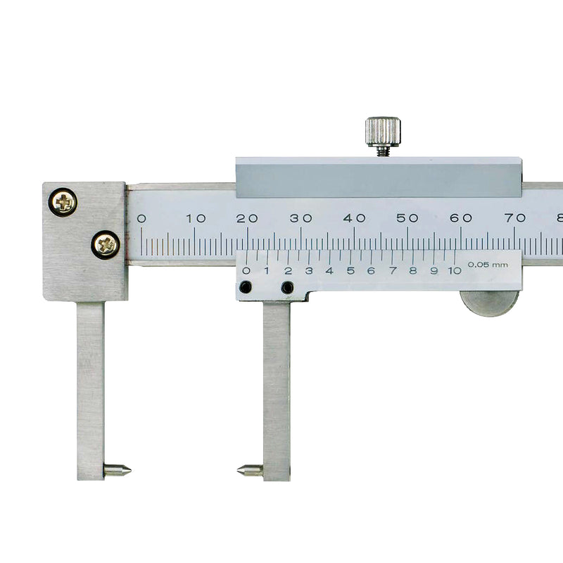 Thước kẹp cơ Mitutoyo Series 536 Neck Caliper, hàm kẹp cổ chai Point Jaw, mũi nhọn