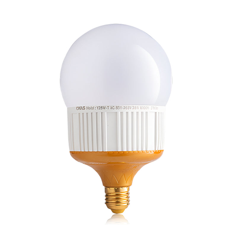 Bóng LED Tròn SOPOKA V28W-T Trống Đồng 28W, thân nhôm đúc, chống nước, đuôi E27