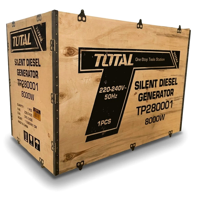 Máy phát điện dùng dầu Diesel Total TP280001-1 công suất 8kW