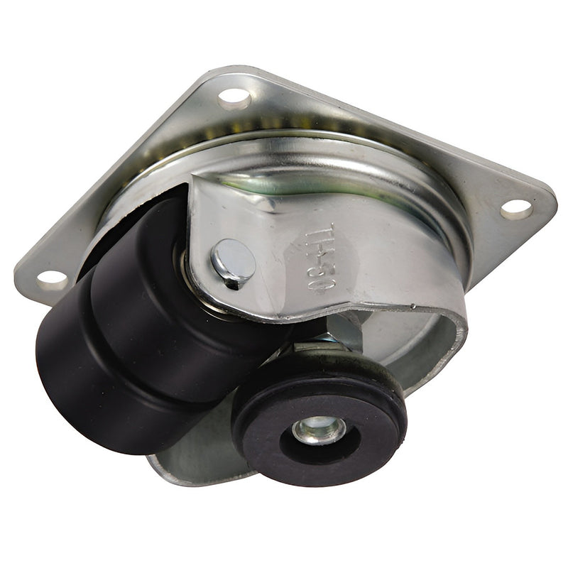 Bánh xe đẩy mini tải nặng, dòng bánh đôi Ukai TH-Type có xoay, không khóa bánh, đường kính từ 50mm - 65mm