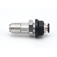 Mã MC-04SCB BRASS　Đường kính ngoài ống 4mm. Ren lắp bảng M10 x 0.75. Lỗ khoan 10mm