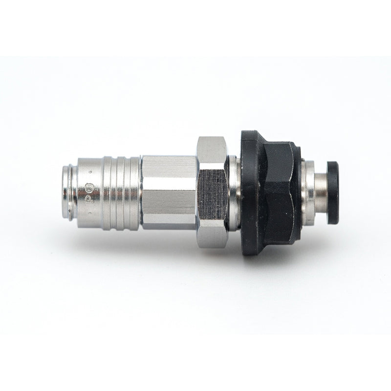Đầu nối nhanh lắp xuyên bảng Micro Cupla SCB-Type (Socket) chất liệu đồng, kết nối ống bằng nút nhấn