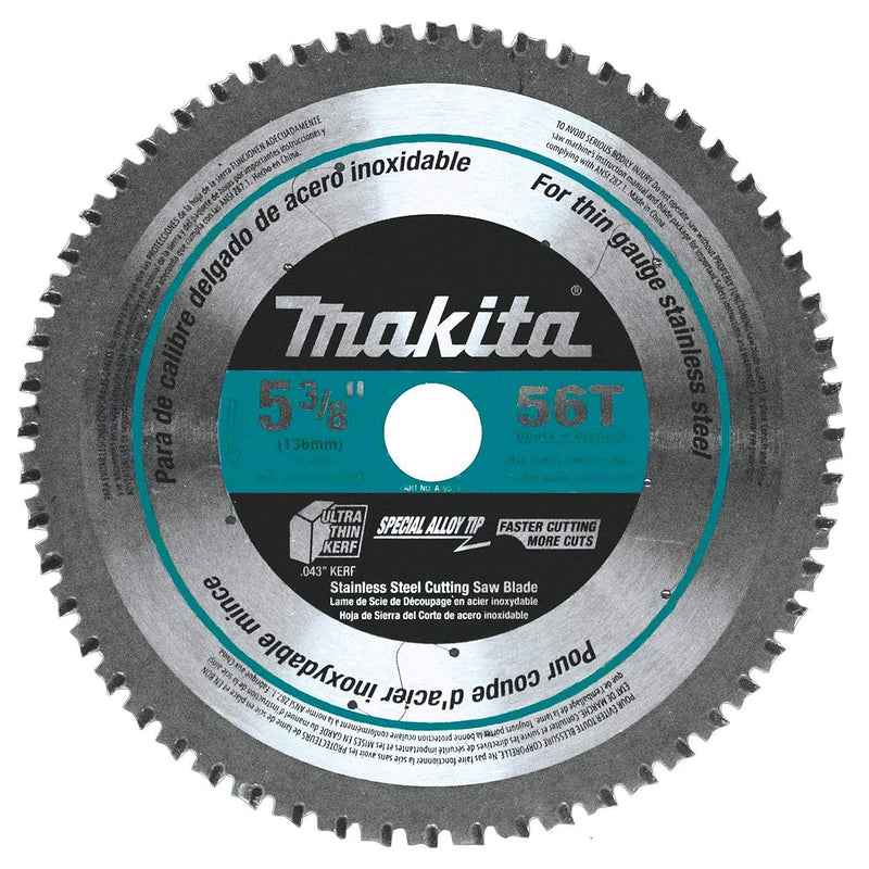 Lưỡi cưa Inox TCT Makita A-95794 đường kính 136mm, 56 răng kiểu ATB, lỗ cốt 15,88mm