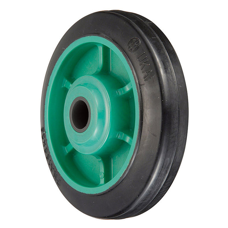 Bánh xe rời Ukai PNA-Type niềng nhựa cứng, bánh cao su, bạc lót, đường kính từ 75mm - 200mm