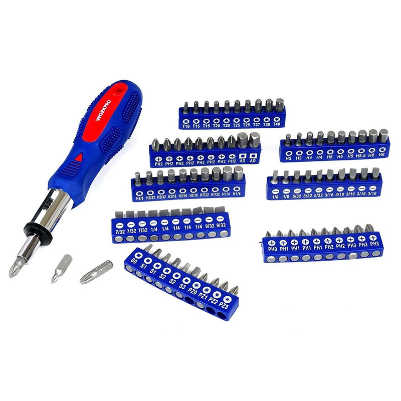 Bộ tua vít tổng hợp 130 chi tiết Workpro W000808